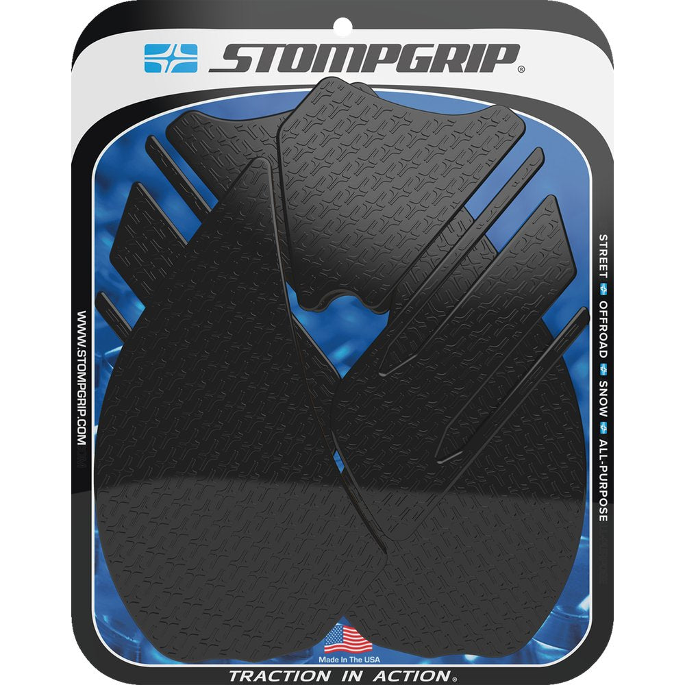 STOMPGRIP Traction Pad Tank Grips - Icon - Black - Ninja ZX-14 55-14-0042B
