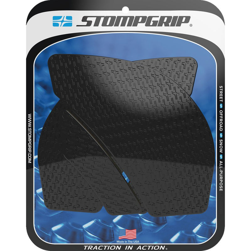 STOMPGRIP Traction Pad Tank Grips - Icon - Black - Ninja ZX-6R 55-14-0037B