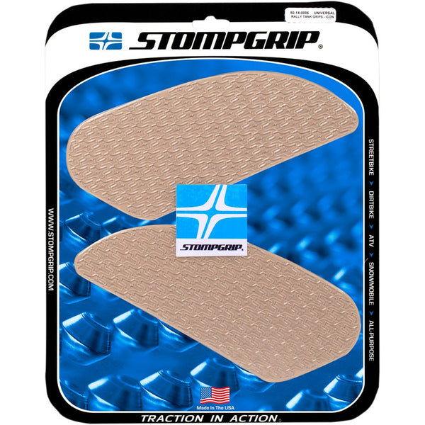 STOMPGRIP Traction Kit - Rally Tank Grips - Clear 50-14-0006C