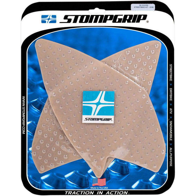 STOMPGRIP Traction Pad Tank Grips - Volcano - Clear - G 310 GS 55-10-0155C