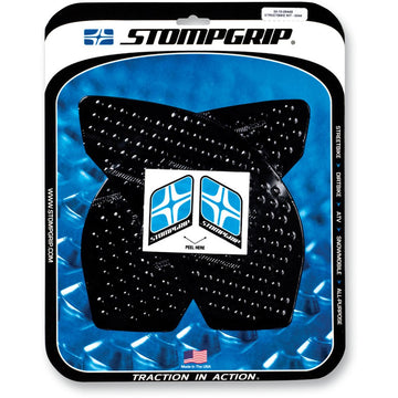 STOMPGRIP Traction Pad Tank Grips - Volcano - Black - Ninja 650 55-10-0044B