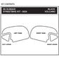 STOMPGRIP Traction Pad Tank Grips - Volcano - Black - CBR600RR 55-10-0024B