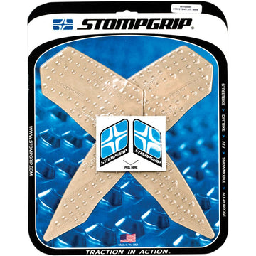 STOMPGRIP Traction Pad Tank Grips - Volcano - Clear - Ducati 55-10-0069C