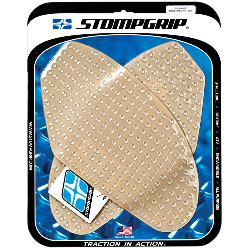 STOMPGRIP Traction Pad Tank Grips - Volcano - Clear - RVT1000R RC51 55-10-0015C