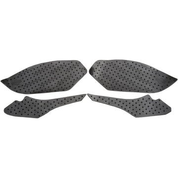 STOMPGRIP Traction Pad Tank Grips - Volcano - Black - S1000R/RR 55-10-0107B