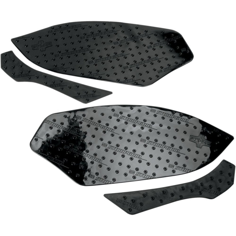 STOMPGRIP Traction Pad Tank Grips - Volcano - Black - BMW 55-10-0082B