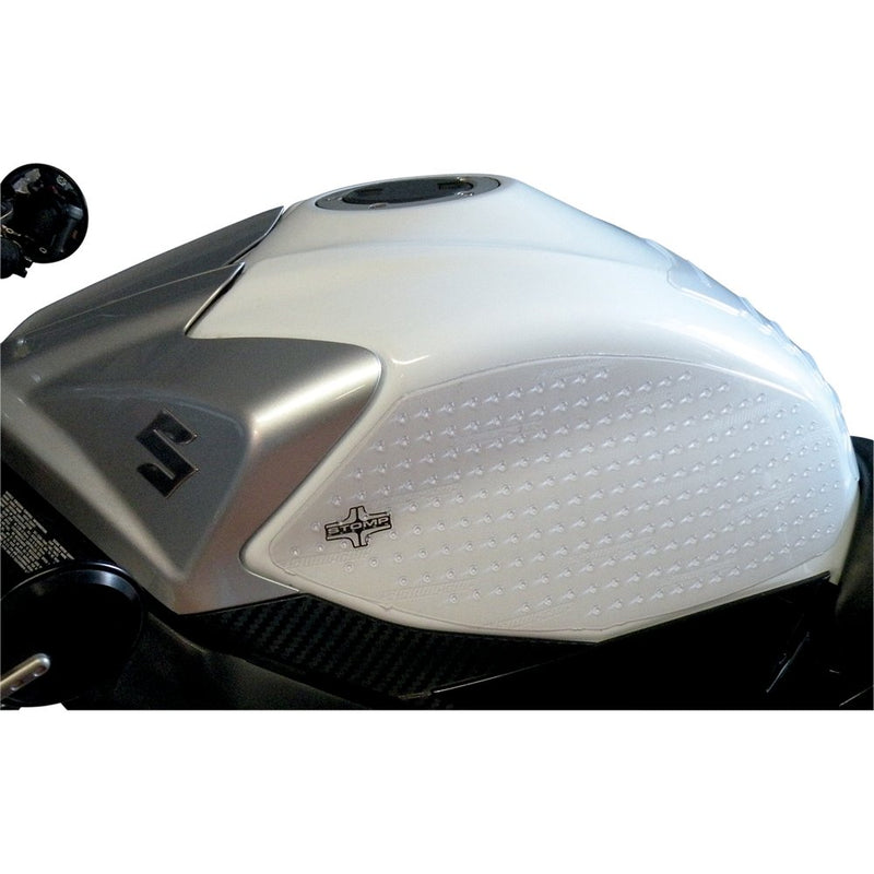 STOMPGRIP Traction Pad Tank Grips - Volcano - Clear - GSX-R 600/750 '08-'09 55-10-0054C