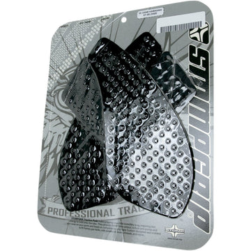 STOMPGRIP Traction Pad Tank Grips - Volcano - Black - Ninja ZX-6R 55-10-0032B