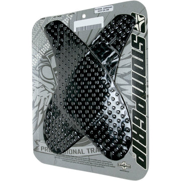 STOMPGRIP Traction Pad Tank Grips - Volcano - Black - Ninja ZX-10R 55-10-0030B