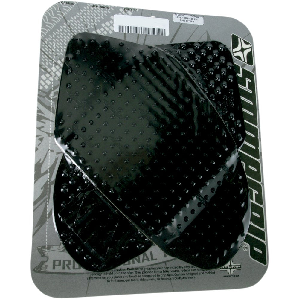 STOMPGRIP Traction Pad Tank Grips - Volcano - Black - Honda 55-10-0019B