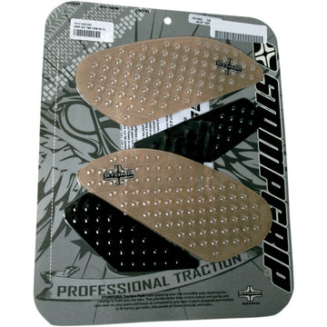 STOMPGRIP Traction Pad Tank Grips - Volcano - Clear - BMW | Suzuki | Yamaha 55-10-0005H