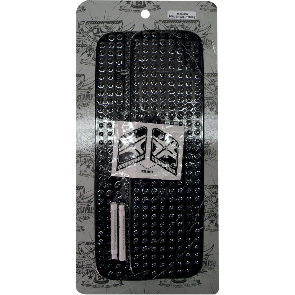 STOMPGRIP Traction Pad - All-Purpose - Strips - Black 33-10-0002B