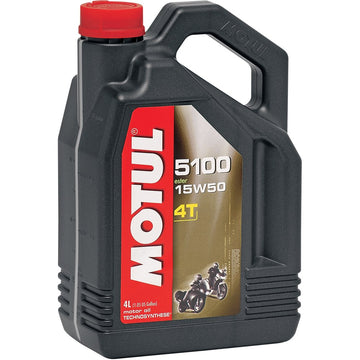 MOTUL 5100 4T Synthetic Blend Oil - 15W-50 - 4L 104083