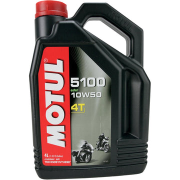 MOTUL 5100 4T Synthetic Blend Oil - 10W-50 - 4L 104076