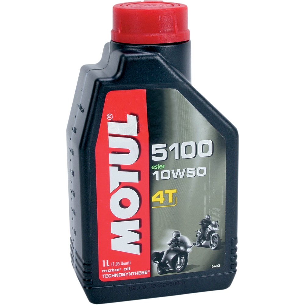 MOTUL 5100 4T Synthetic Blend Oil - 10W-50 - 1L 104074