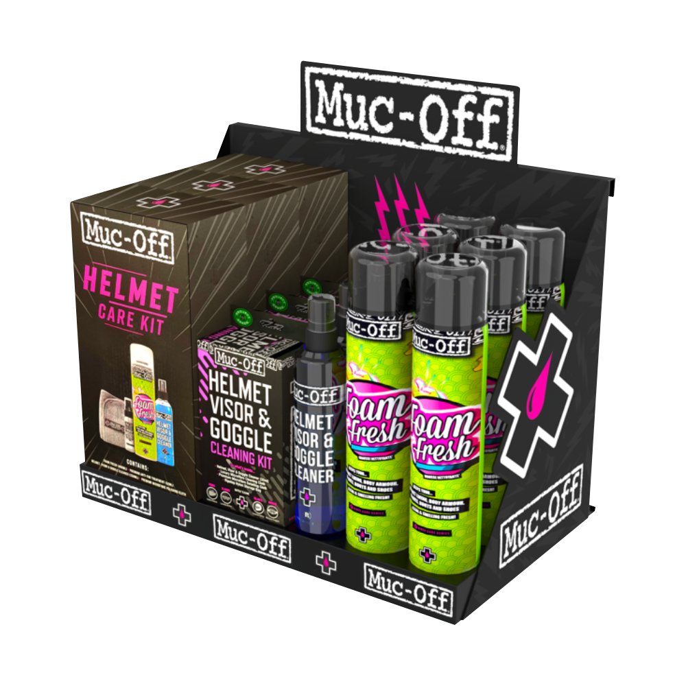 MUC-OFF USA Slatwall Kit - Helmet Care 21423