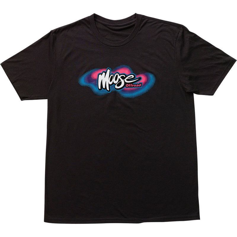 MOOSE RACING Retro Moose T-Shirt - Black - Medium 3030-21363