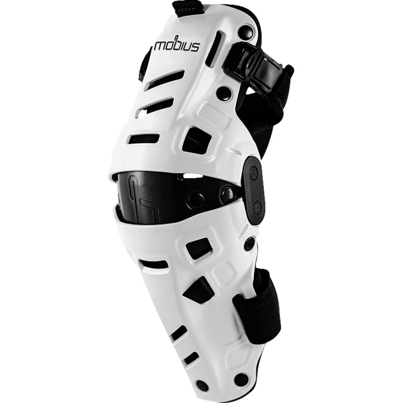 MOBIUS X8H Hybrid Knee Support - White/Black - L/XL 1020112