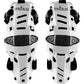 MOBIUS X8H Hybrid Knee Support - White/Black - S/M 1020110