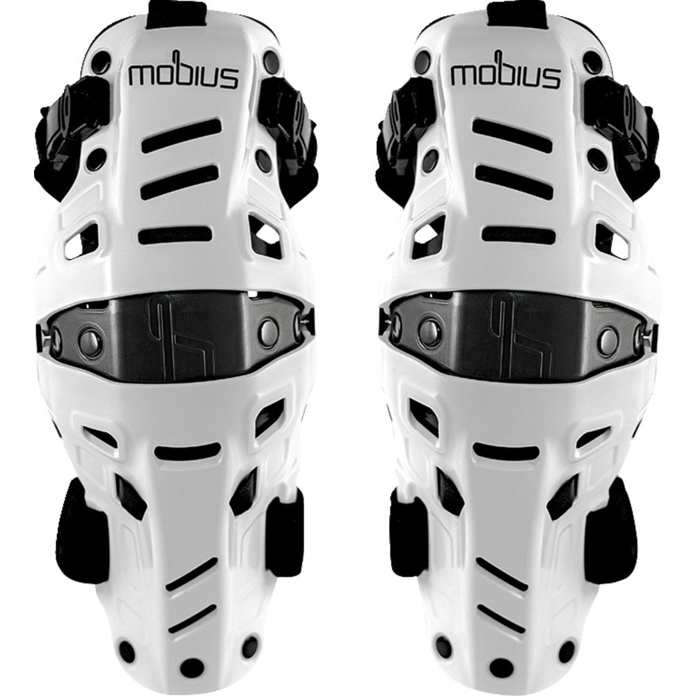 MOBIUS X8H Hybrid Knee Support - White/Black - S/M 1020110