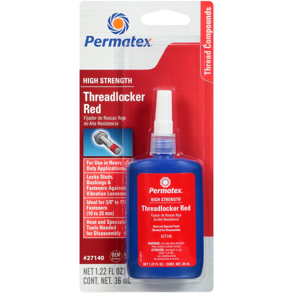 PERMATEX 271 Threadlocker - Red - 1.22 US fl oz. 27140