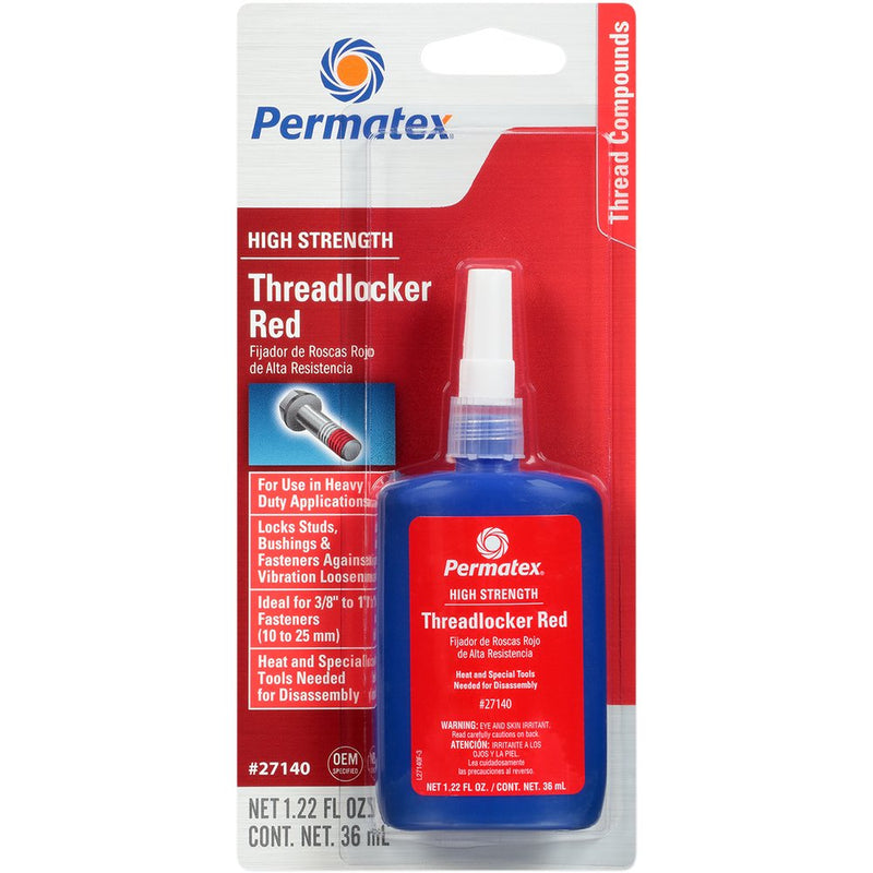 PERMATEX 271 Threadlocker - Red - 1.22 US fl oz. 27140