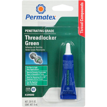 PERMATEX 290 Threadlocker - Green - 0.2 US fl oz. 29000