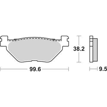 SBS LS Brake Pads - Yamaha - 769LS 769LS