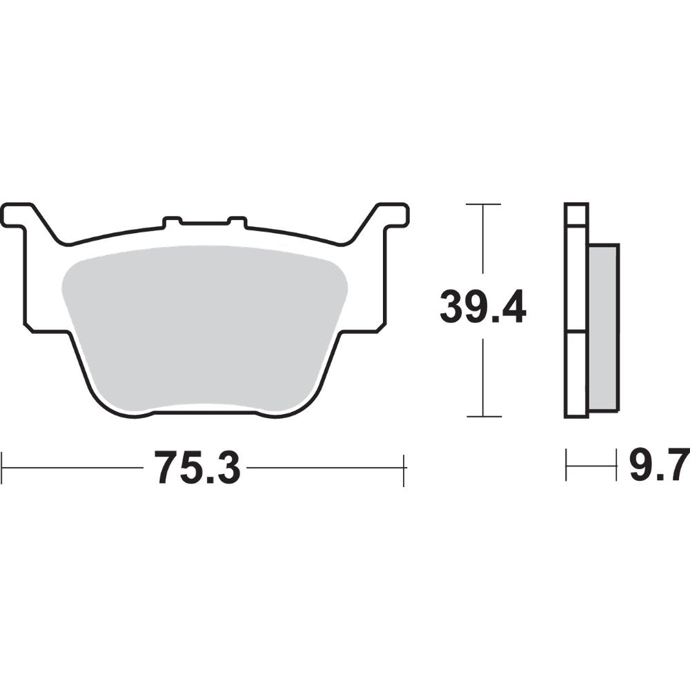 SBS Off-Road Sintered Brake Pads - Honda 813SI