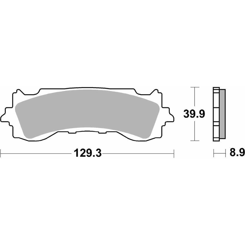 SBS Sintered Brake Pads - Front 952HS