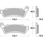 SBS Sintered Brake Pads - Rear 953LS