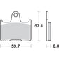 SBS Brake Pads - 715LS 715LS