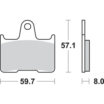 SBS Brake Pads - 715LS 715LS