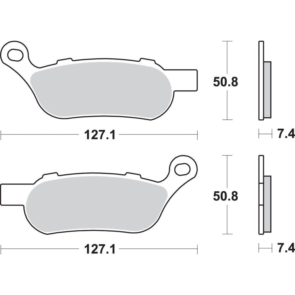 SBS Brake Pads - Harley-Davidson - 854H.LS 854H.LS