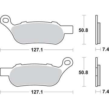 SBS Brake Pads - Harley-Davidson - 854H.LS 854H.LS