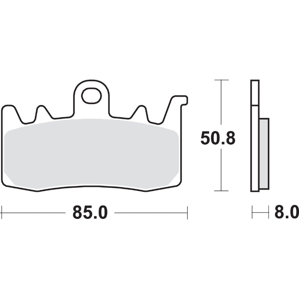 SBS HS Brake Pads - 900HS 900HS