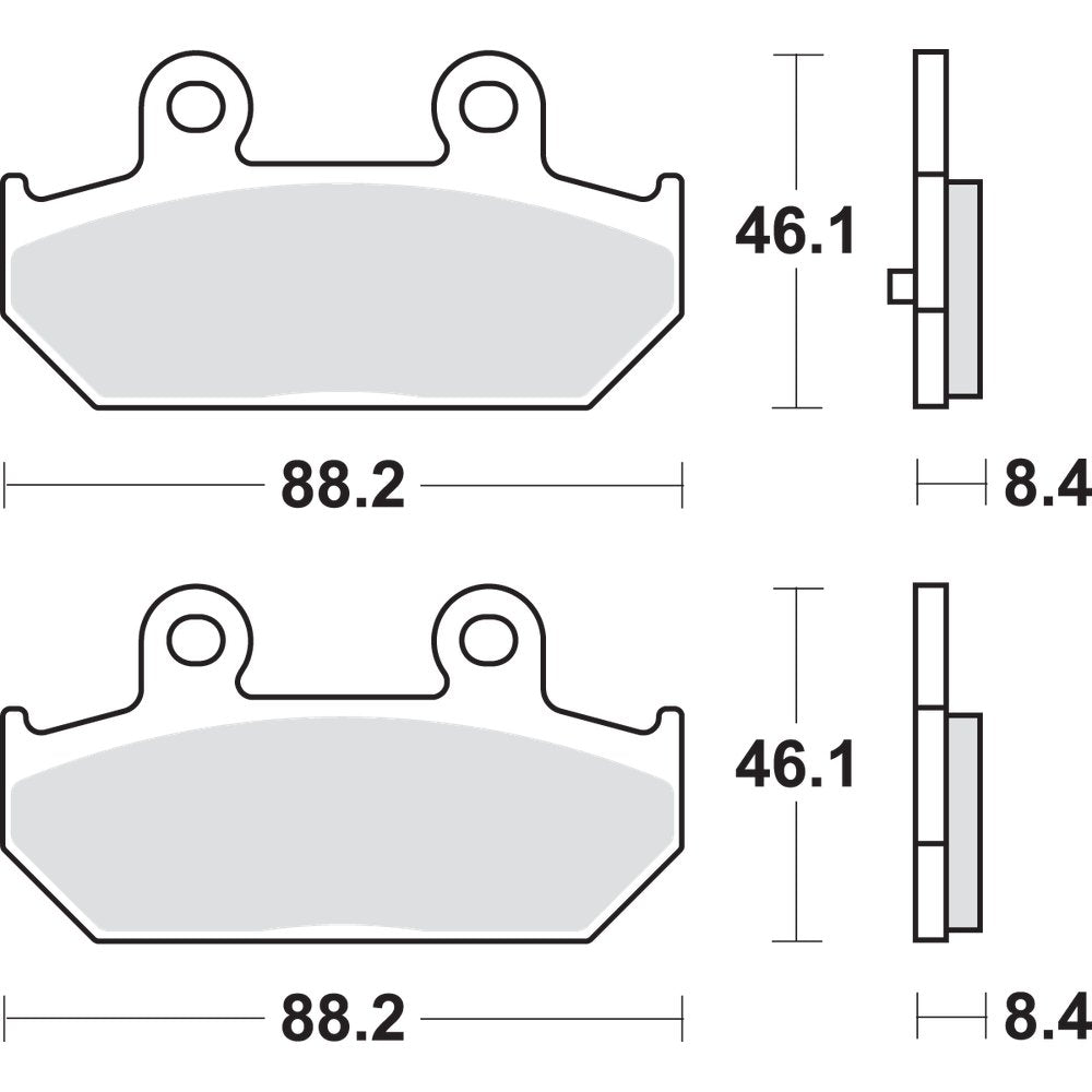 SBS Scooter Brake Pads - Burgman 182MS