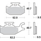 SBS Off-Road Sintered Brake Pads 754SI