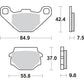 SBS Off-Road Sintered Brake Pads 546SI