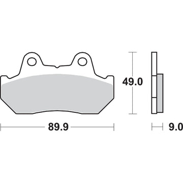 SBS HF Brake Pads - Honda 572HF