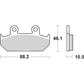 SBS HF Brake Pads - CB125TT 647HF