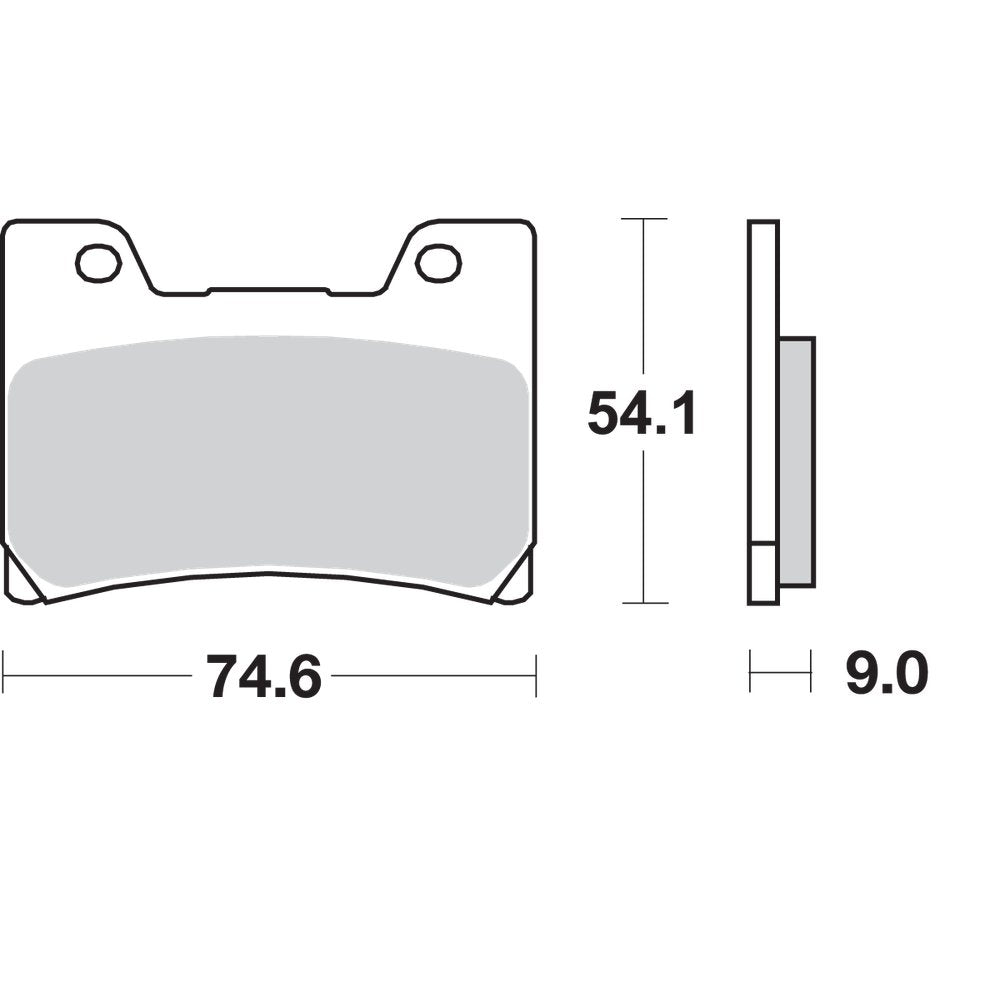 SBS HF Brake Pads - FZR 1000 645HF