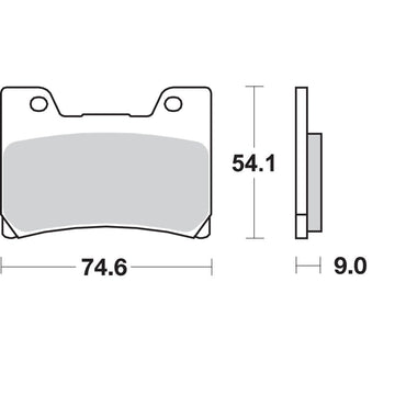 SBS HF Brake Pads - FZR 1000 645HF