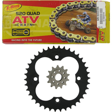REGINA Chain and Sprocket Kit - Honda - TRX 450R/ER - '06-'14 135QUAD/096KHO027