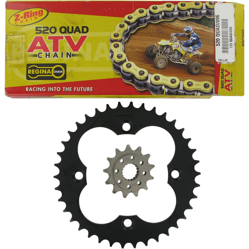 REGINA Chain and Sprocket Kit - Honda - TRX 450R/ER - '06-'14 135QUAD/096KHO027