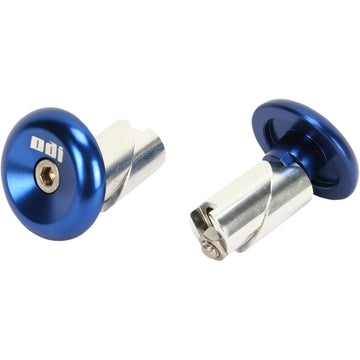 ODI Aluminum Handlebar End Plug - Watercraft - Blue L71APU