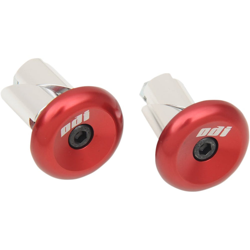 Odi Aluminum Handlebar End Plug - Red F71APR