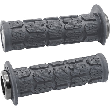 ODI Rogue 2.1 Lock-On Grips - ATV/PWC - Graphite/Silver J33RGH-S