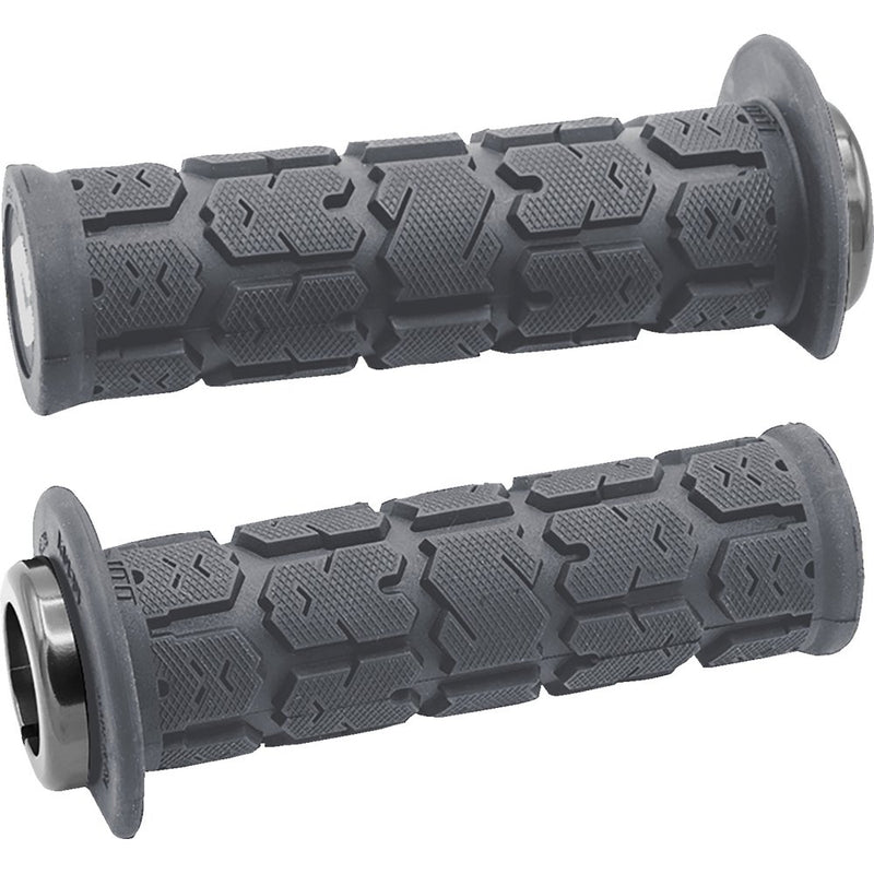 Odi Rogue 2.1 Lock-On Grips - ATV/PWC - Graphite/Silver J33RGH-S