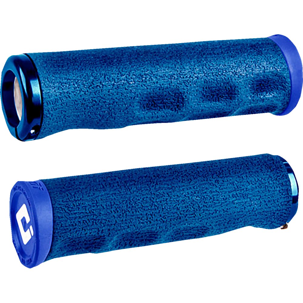ODI F-1 Series v2.1 Grips - Lock-On - Tinker Juarez Signature Dread Lock - Blue D36DLU-U